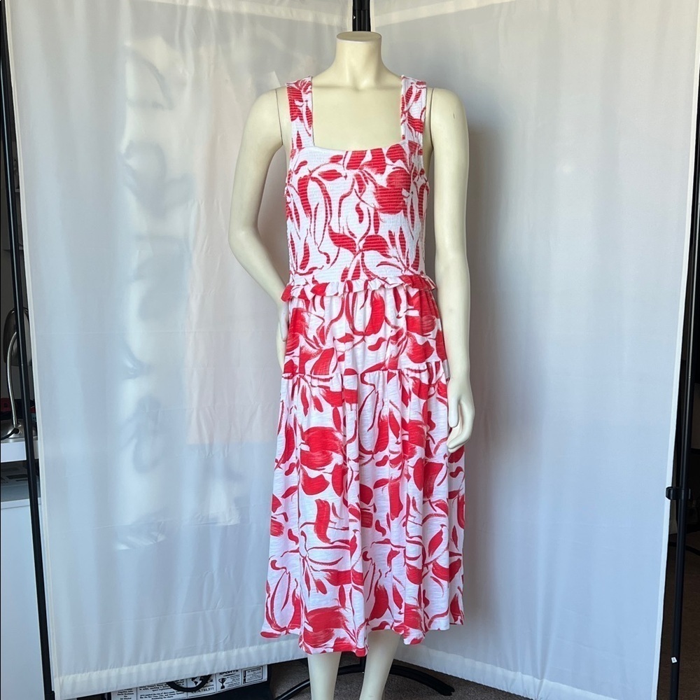NWT Nanette Lepore Red and White Dress